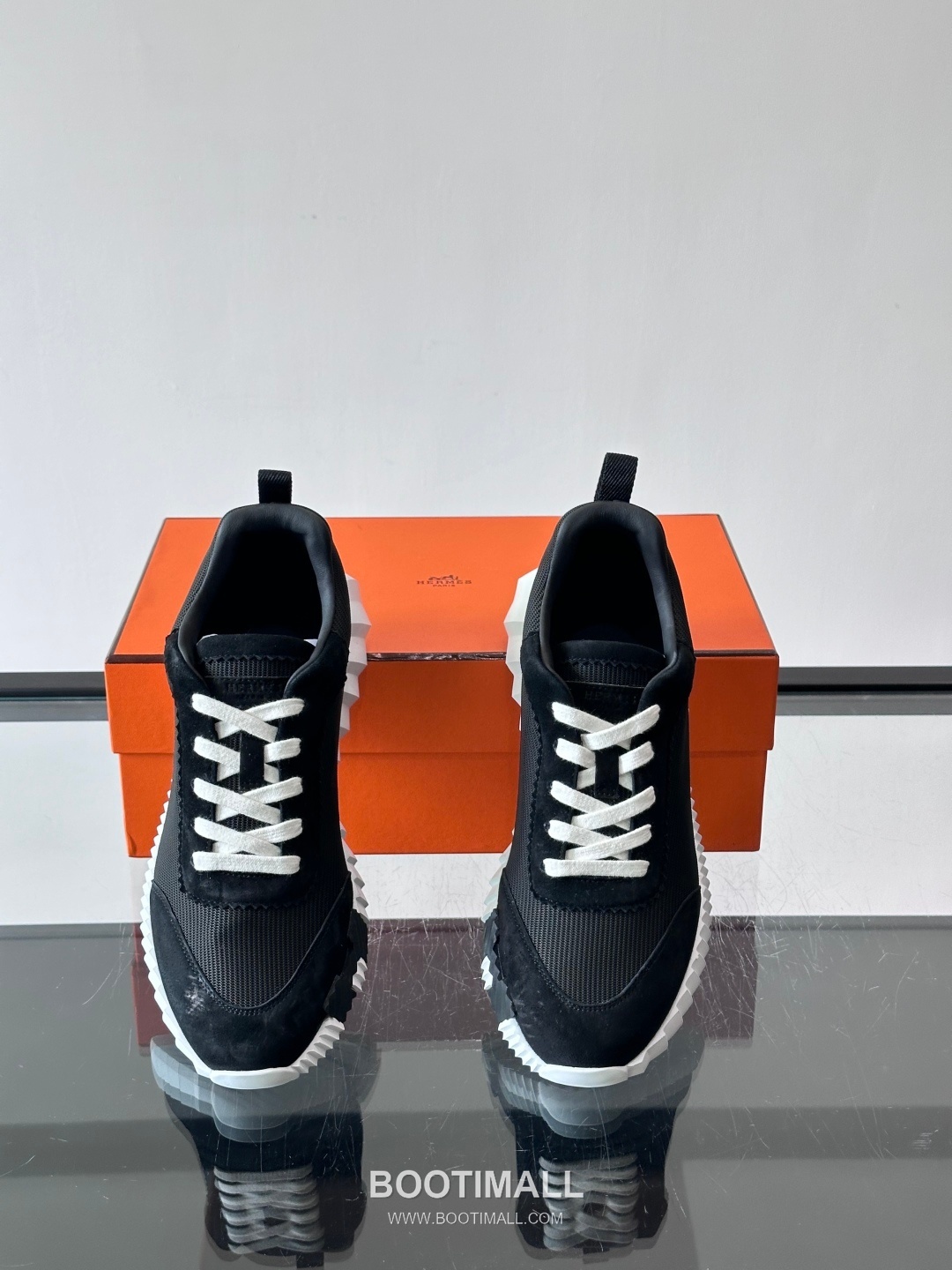 에르메스 송아지가죽 H로고 플랫폼 화이트 스니커즈 Hermes Calfskin H Logo Platform White Sneakers 4cm 6