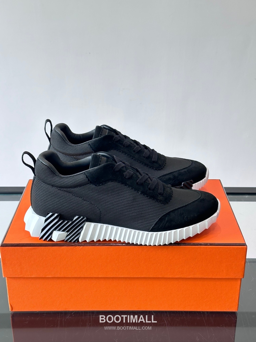 에르메스 송아지가죽 H로고 플랫폼 화이트 스니커즈 Hermes Calfskin H Logo Platform White Sneakers 4cm 1