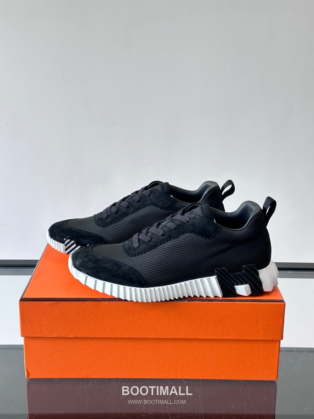 에르메스 송아지가죽 H로고 플랫폼 화이트 스니커즈 Hermes Calfskin H Logo Platform White Sneakers 4cm 3