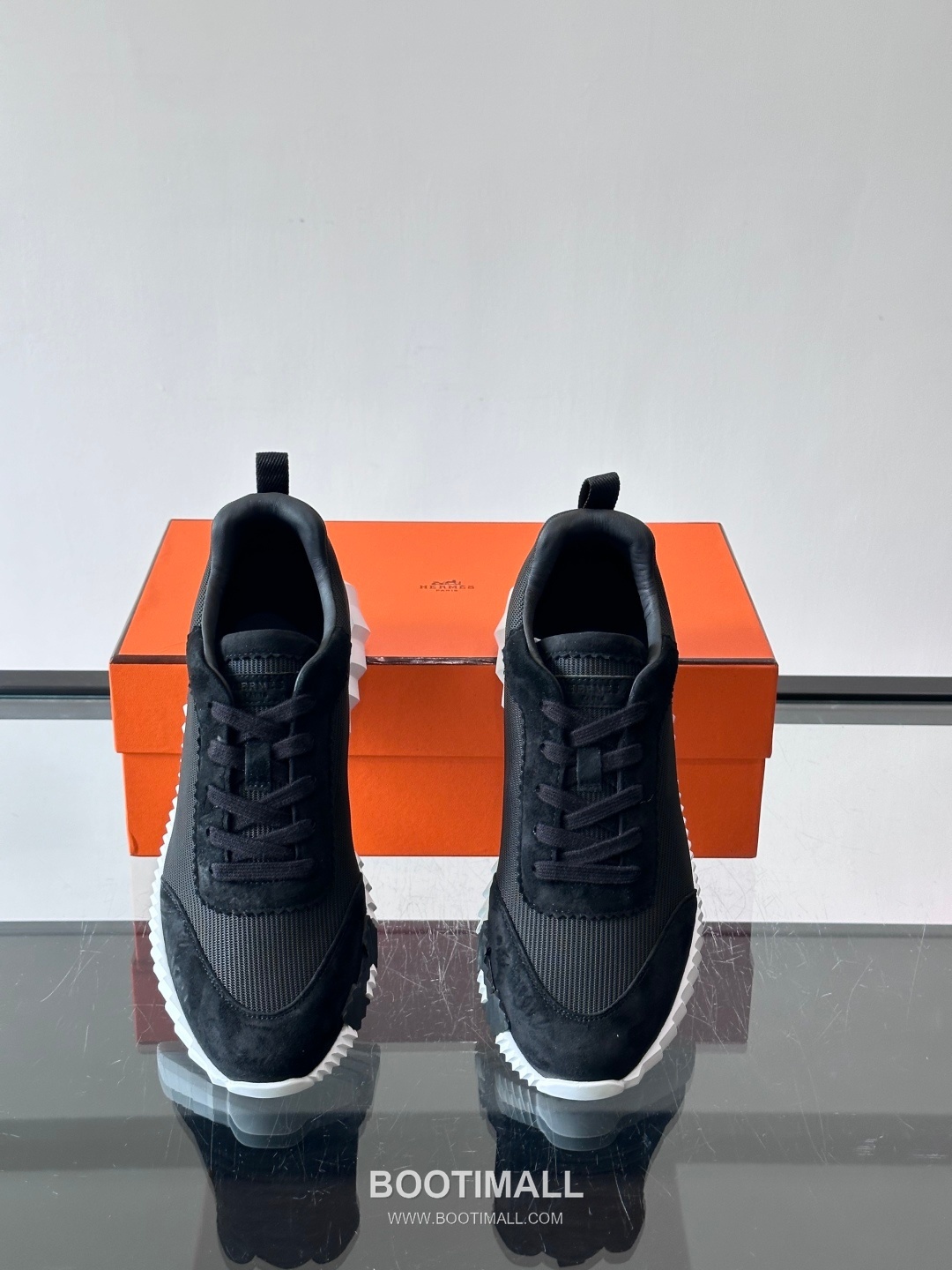 에르메스 송아지가죽 H로고 플랫폼 화이트 스니커즈 Hermes Calfskin H Logo Platform White Sneakers 4cm 6