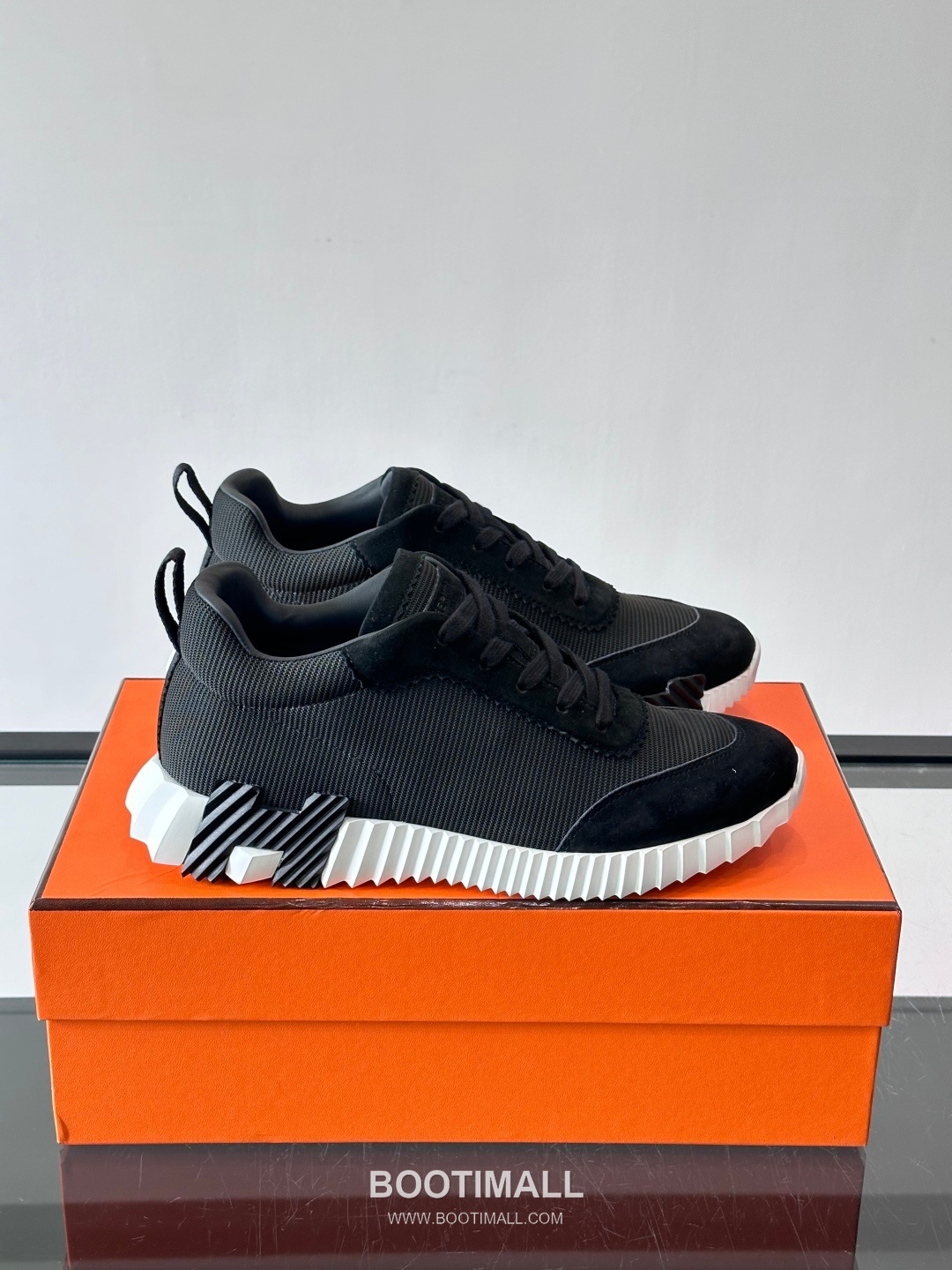 에르메스 송아지가죽 H로고 플랫폼 화이트 스니커즈 Hermes Calfskin H Logo Platform White Sneakers 4cm 1