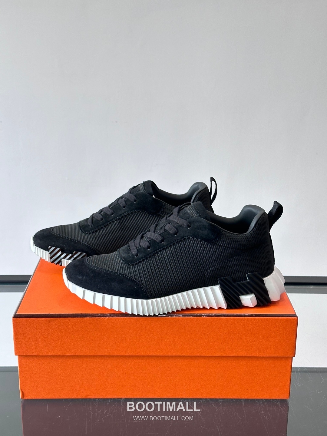 에르메스 송아지가죽 H로고 플랫폼 화이트 스니커즈 Hermes Calfskin H Logo Platform White Sneakers 4cm 3