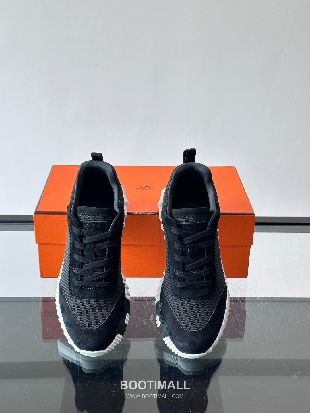 에르메스 송아지가죽 H로고 플랫폼 화이트 스니커즈 Hermes Calfskin H Logo Platform White Sneakers 4cm 6