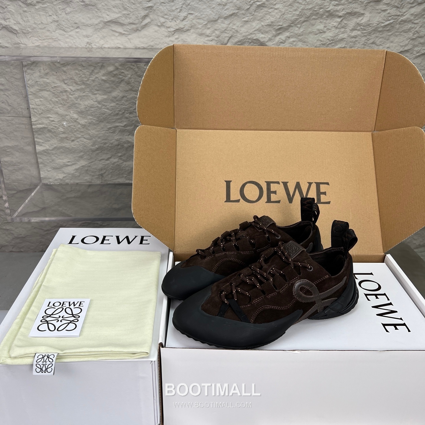 로에베 2026SS 레이스업 로우탑 화이트 스니커즈 Loewe 2026 SS Lace-up Low-top White Sneakers 2