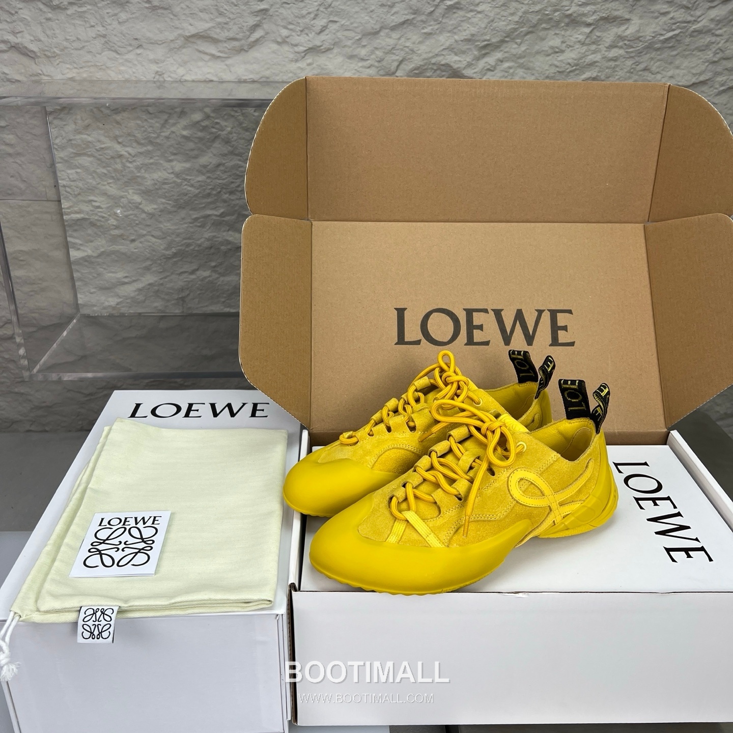 로에베 2026SS 레이스업 로우탑 화이트 스니커즈 Loewe 2026 SS Lace-up Low-top White Sneakers 2
