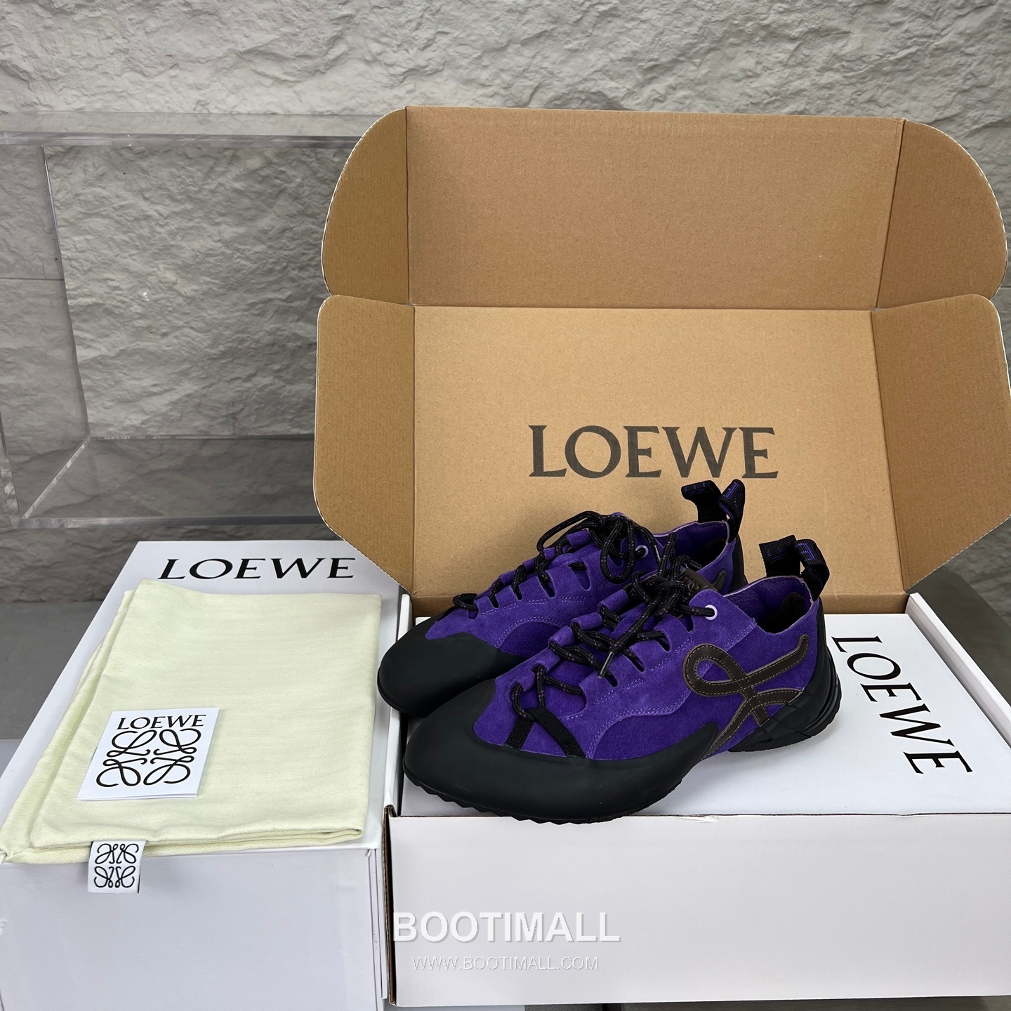 로에베 2026SS 레이스업 로우탑 화이트 스니커즈 Loewe 2026 SS Lace-up Low-top White Sneakers 2