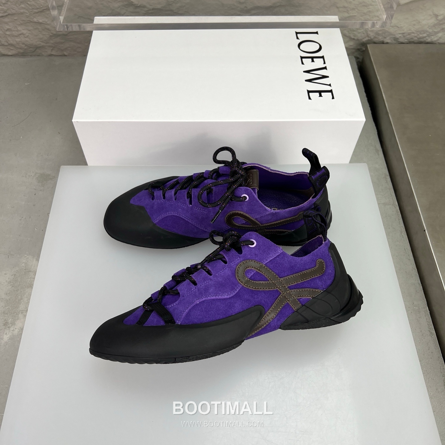 로에베 2026SS 레이스업 로우탑 화이트 스니커즈 Loewe 2026 SS Lace-up Low-top White Sneakers 4