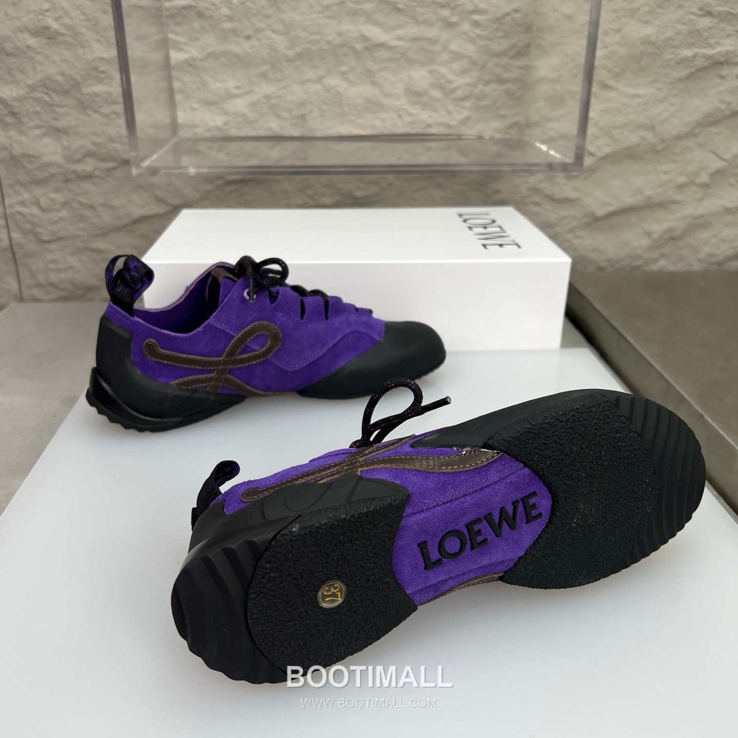 로에베 2026SS 레이스업 로우탑 화이트 스니커즈 Loewe 2026 SS Lace-up Low-top White Sneakers 9