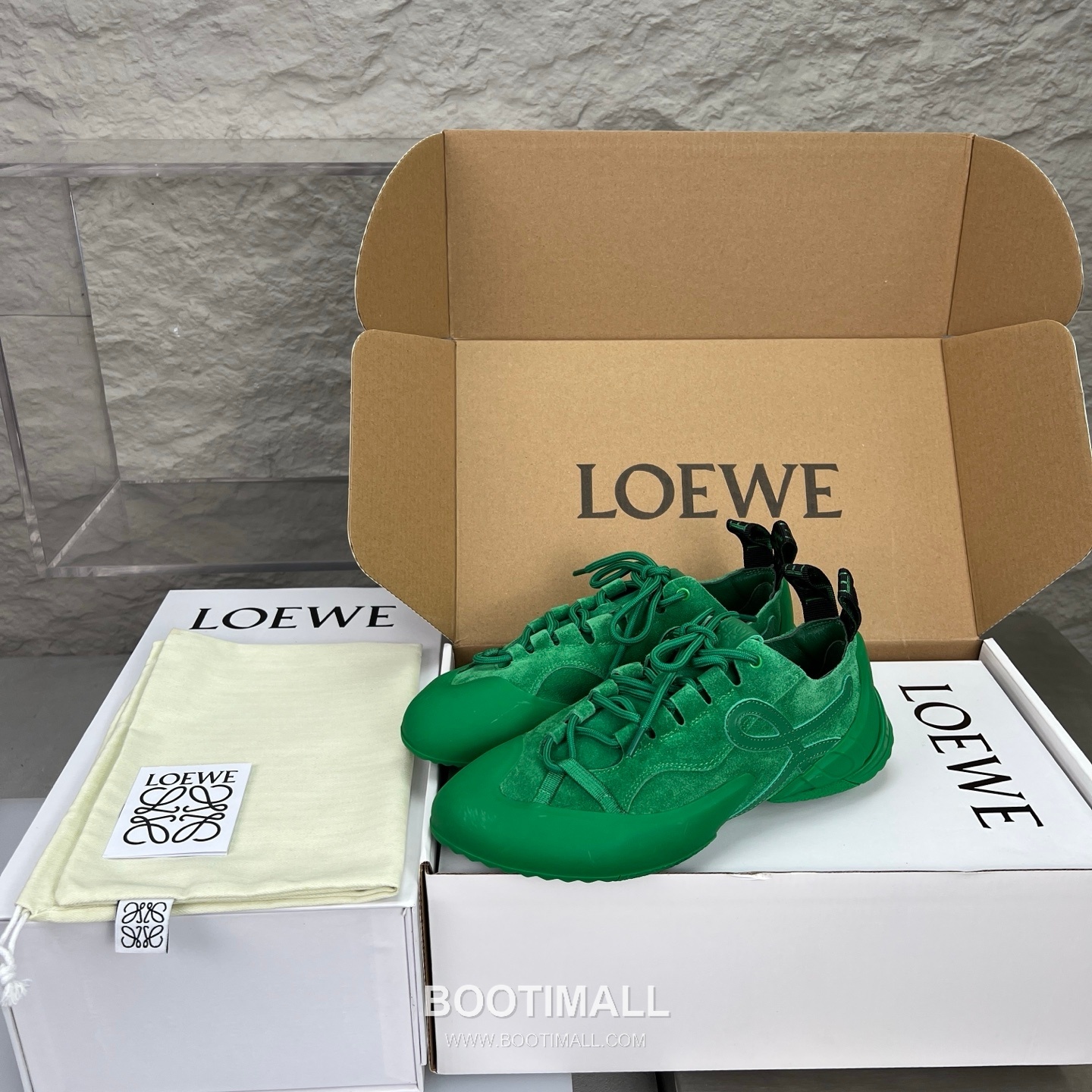 로에베 2026SS 레이스업 로우탑 화이트 스니커즈 Loewe 2026 SS Lace-up Low-top White Sneakers 2