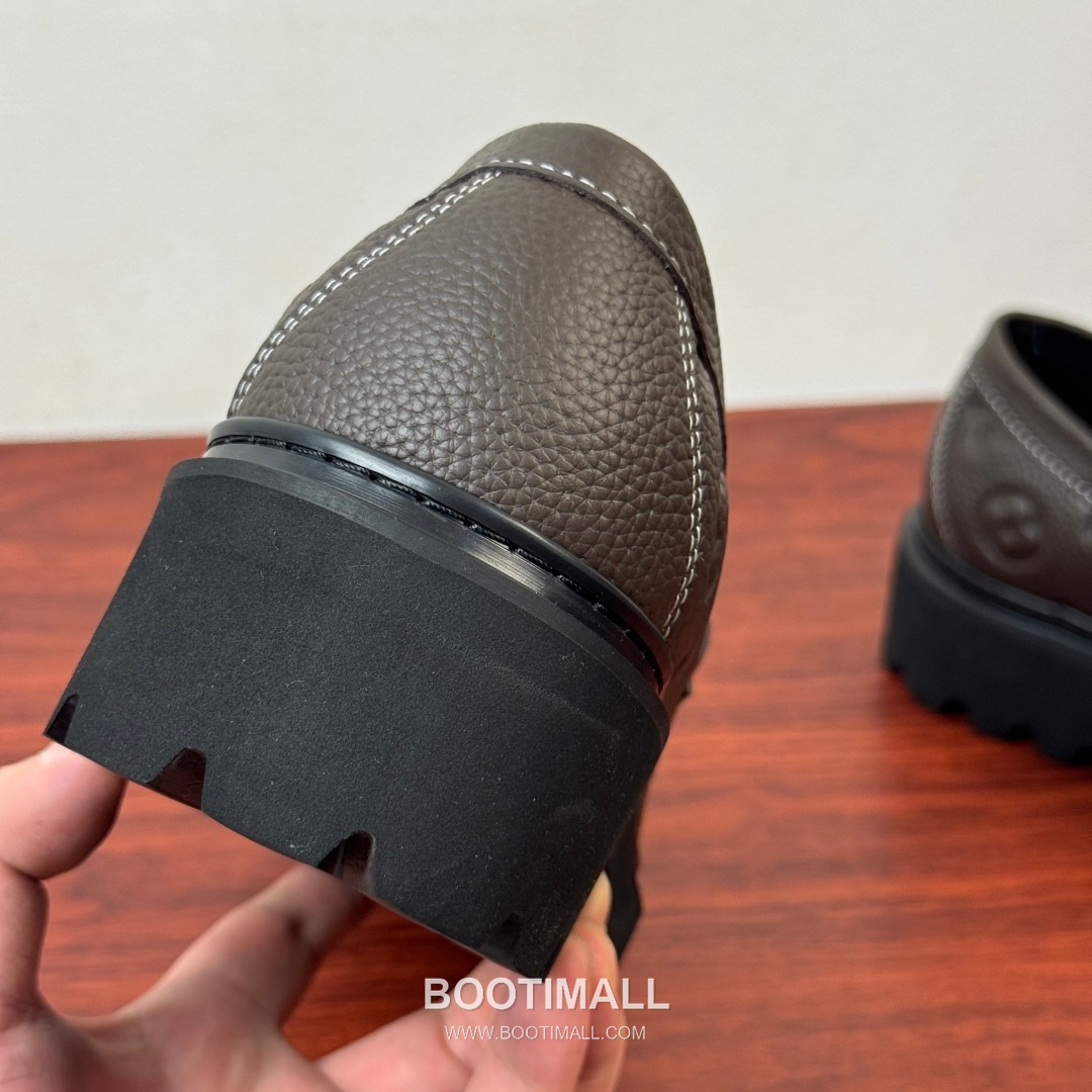 루이비통 Major 다미에 캔버스 소가죽 로고버클 플랫폼 블랙 로퍼 Louis Vuitton Major Damier Canvas Calfskin Logo Buckle Platform Black Loafers 8