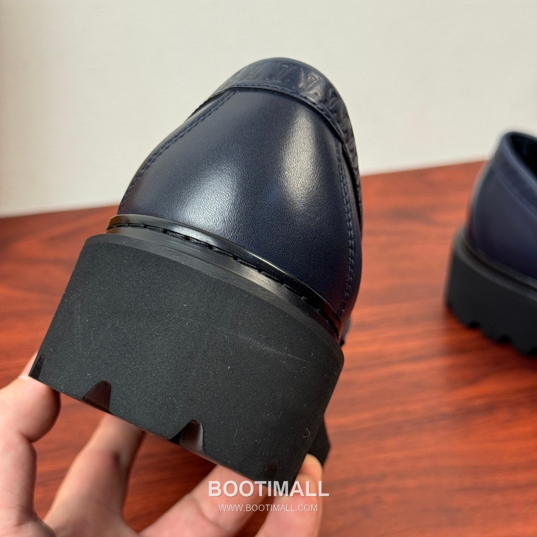 루이비통 Major 다미에 캔버스 소가죽 버클디테일 블랙 로퍼 Louis Vuitton Major Damier Canvas Calfskin Buckle Detail Black Loafers 8