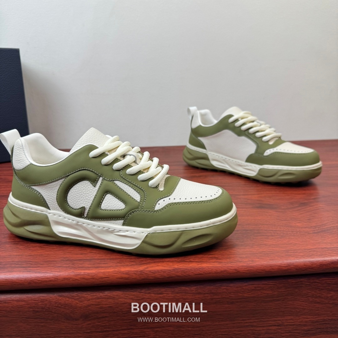 디올 리치그레인 가죽 CD로고 플랫폼 블랙 스니커즈 Dior Grained Leather CD Logo Platform Black Sneakers 1