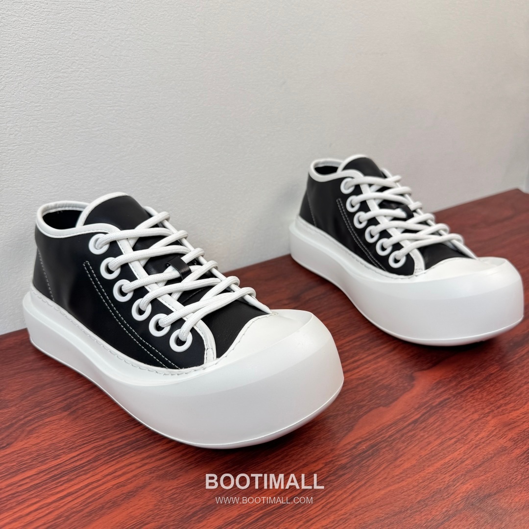 보테가베네타 송아지가죽 플랫폼 화이트 스니커즈 Bottega Veneta Calfskin Platform White Sneakers 5cm 3