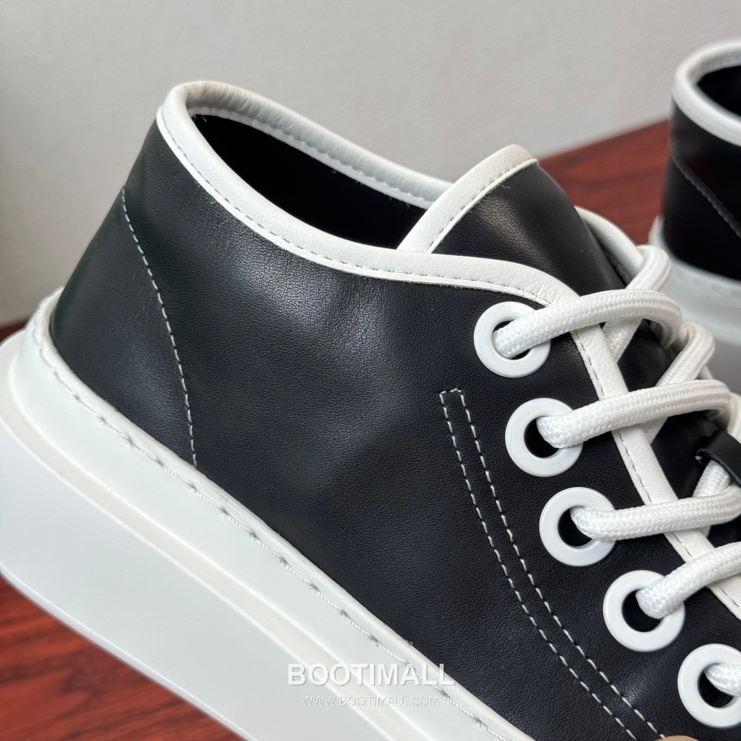 보테가베네타 송아지가죽 플랫폼 화이트 스니커즈 Bottega Veneta Calfskin Platform White Sneakers 5cm 6