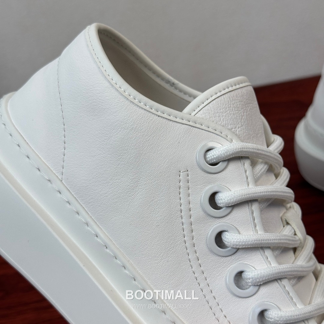 보테가베네타 송아지가죽 플랫폼 화이트 스니커즈 Bottega Veneta Calfskin Platform White Sneakers 5cm 6