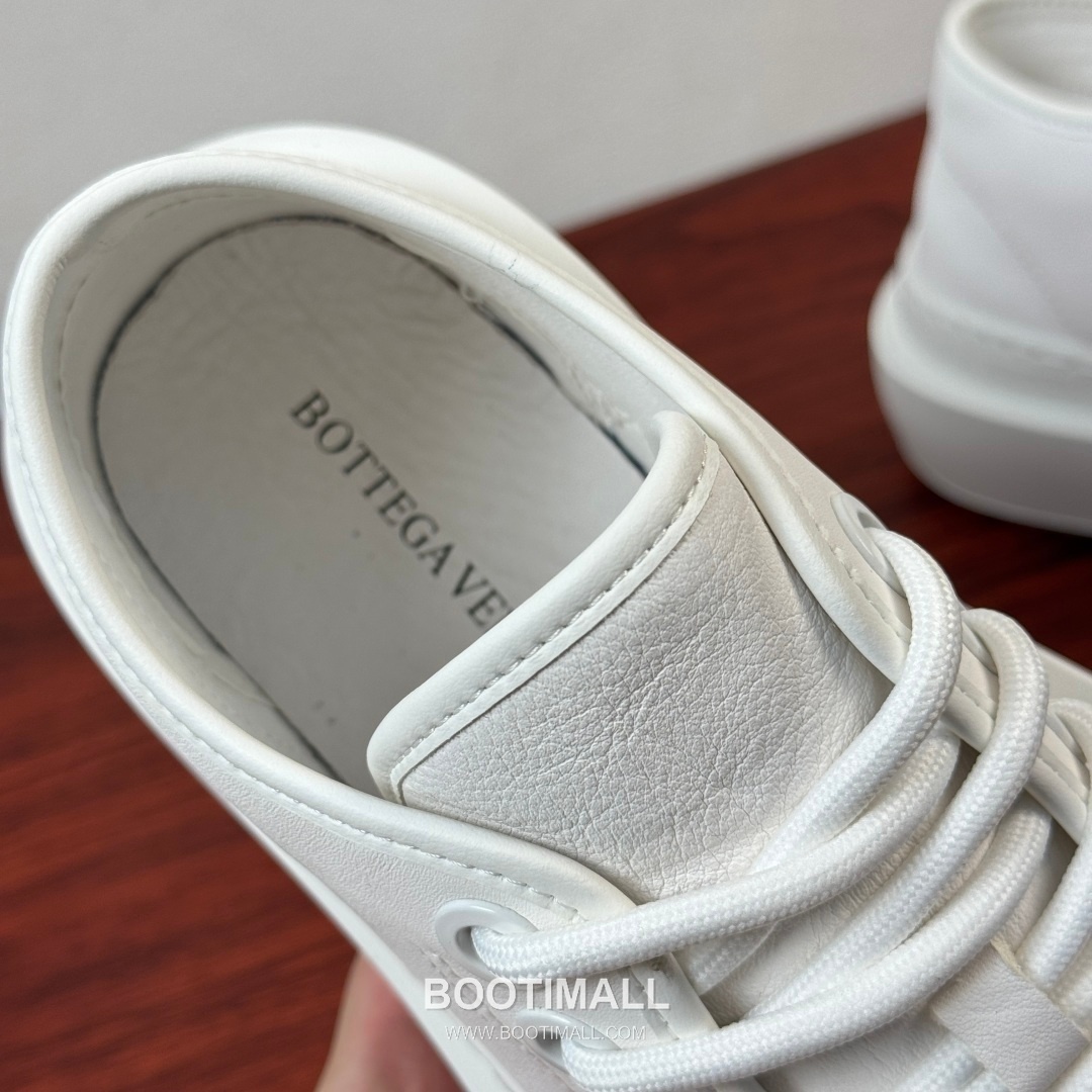 보테가베네타 송아지가죽 플랫폼 화이트 스니커즈 Bottega Veneta Calfskin Platform White Sneakers 5cm 7