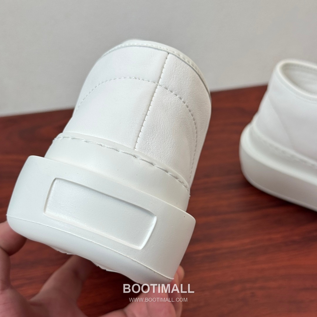 보테가베네타 송아지가죽 플랫폼 화이트 스니커즈 Bottega Veneta Calfskin Platform White Sneakers 5cm 8
