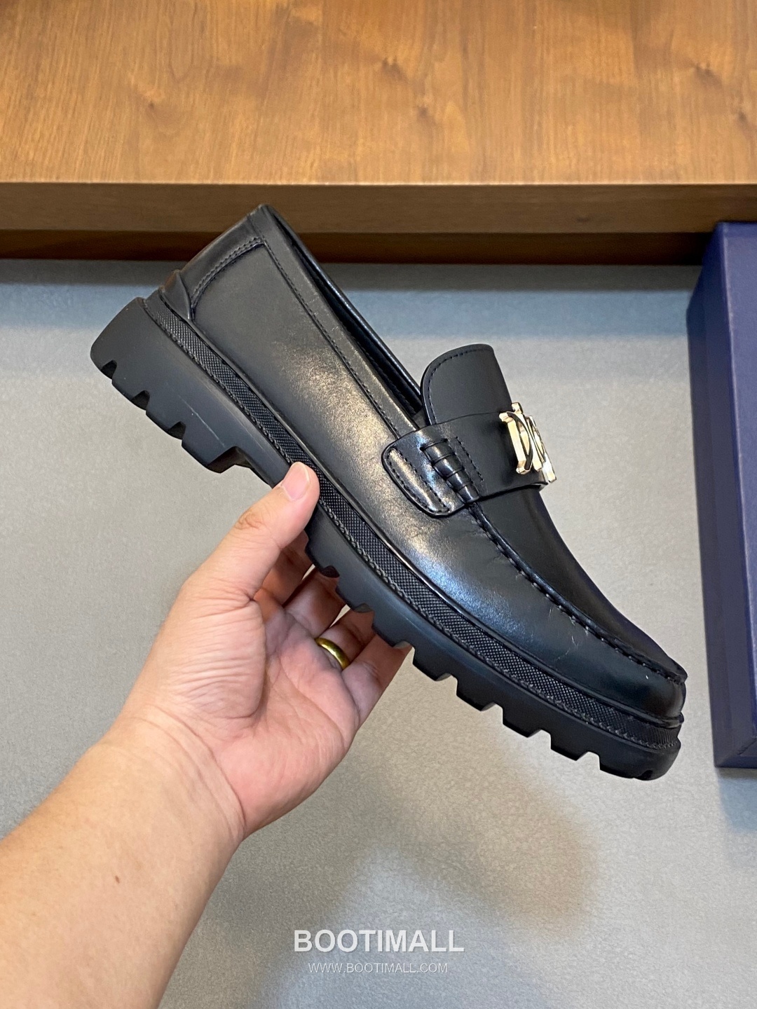 디올 2026SS 오블리크 가죽 레이스업 블랙 더비슈즈 Dior 2026 SS Oblique Leather Lace-up Black Derby Shoes 4