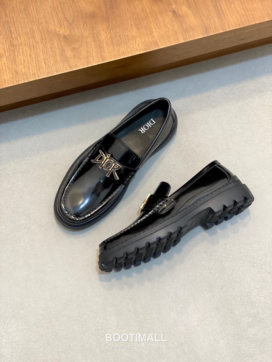 디올 2026SS 오블리크 가죽 레이스업 블랙 더비슈즈 Dior 2026 SS Oblique Leather Lace-up Black Derby Shoes 5