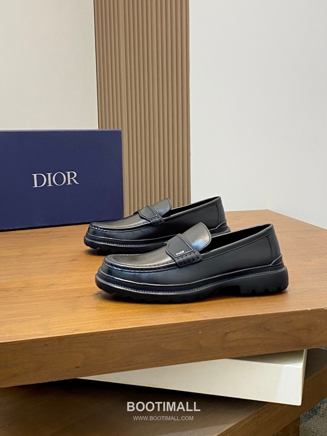 디올 2026SS 오블리크 소가죽 레이스업 플랫폼 블랙 더비슈즈 Dior 2026 SS Oblique Calfskin Lace-up Platform Black Derby Shoes 3