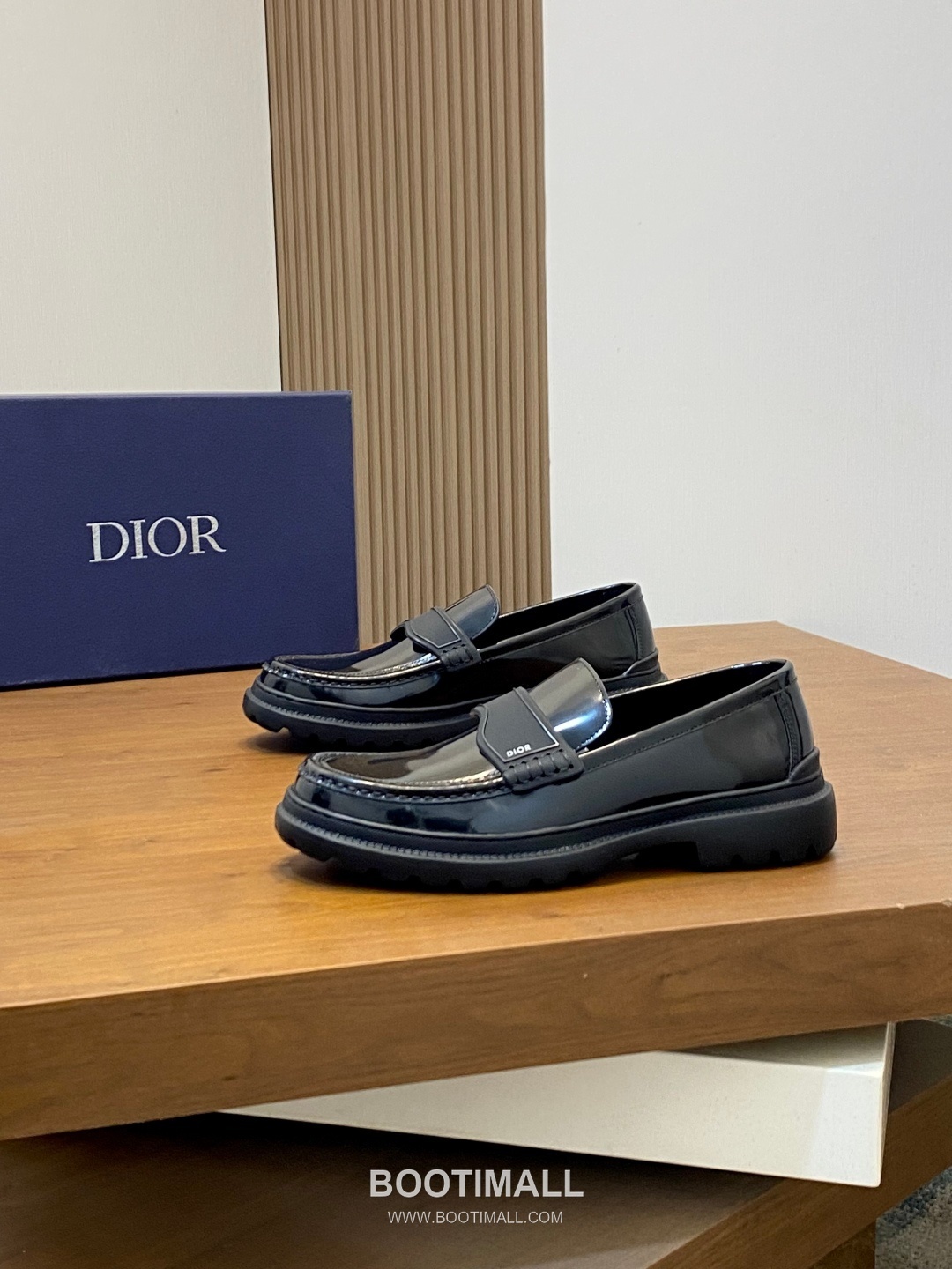 디올 2026SS 오블리크 소가죽 레이스업 플랫폼 블랙 더비슈즈 Dior 2026 SS Oblique Calfskin Lace-up Platform Black Derby Shoes 3