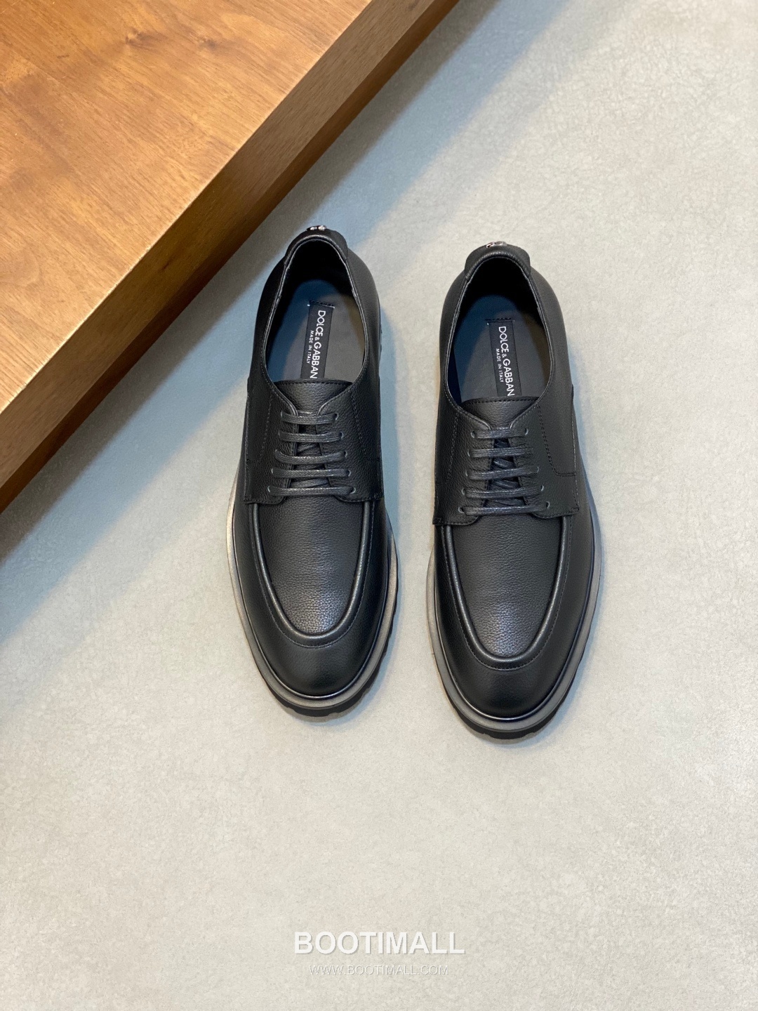 돌체앤가바나 이탈리아송아지가죽 플랫폼 블랙 더비슈즈 Dolce&Gabbana Italian Calfskin Platform Black Derby Shoes 1