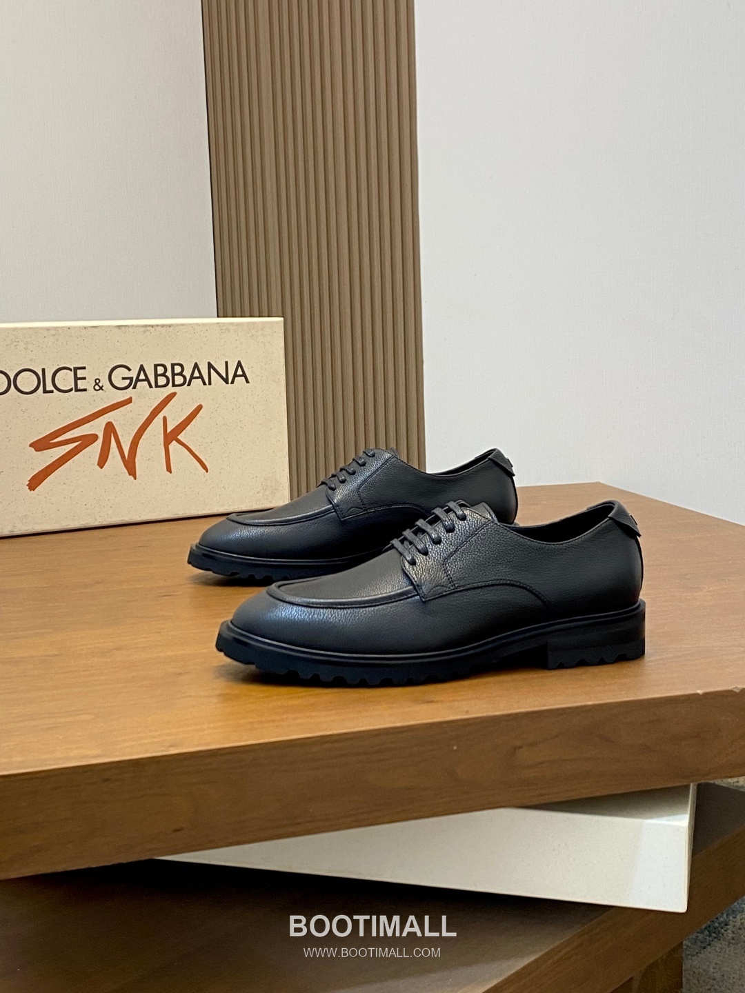 돌체앤가바나 이탈리아송아지가죽 플랫폼 블랙 더비슈즈 Dolce&Gabbana Italian Calfskin Platform Black Derby Shoes 3