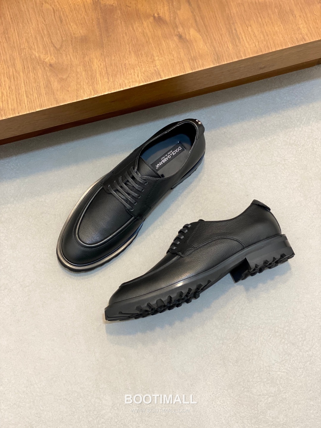돌체앤가바나 이탈리아송아지가죽 플랫폼 블랙 더비슈즈 Dolce&Gabbana Italian Calfskin Platform Black Derby Shoes 5