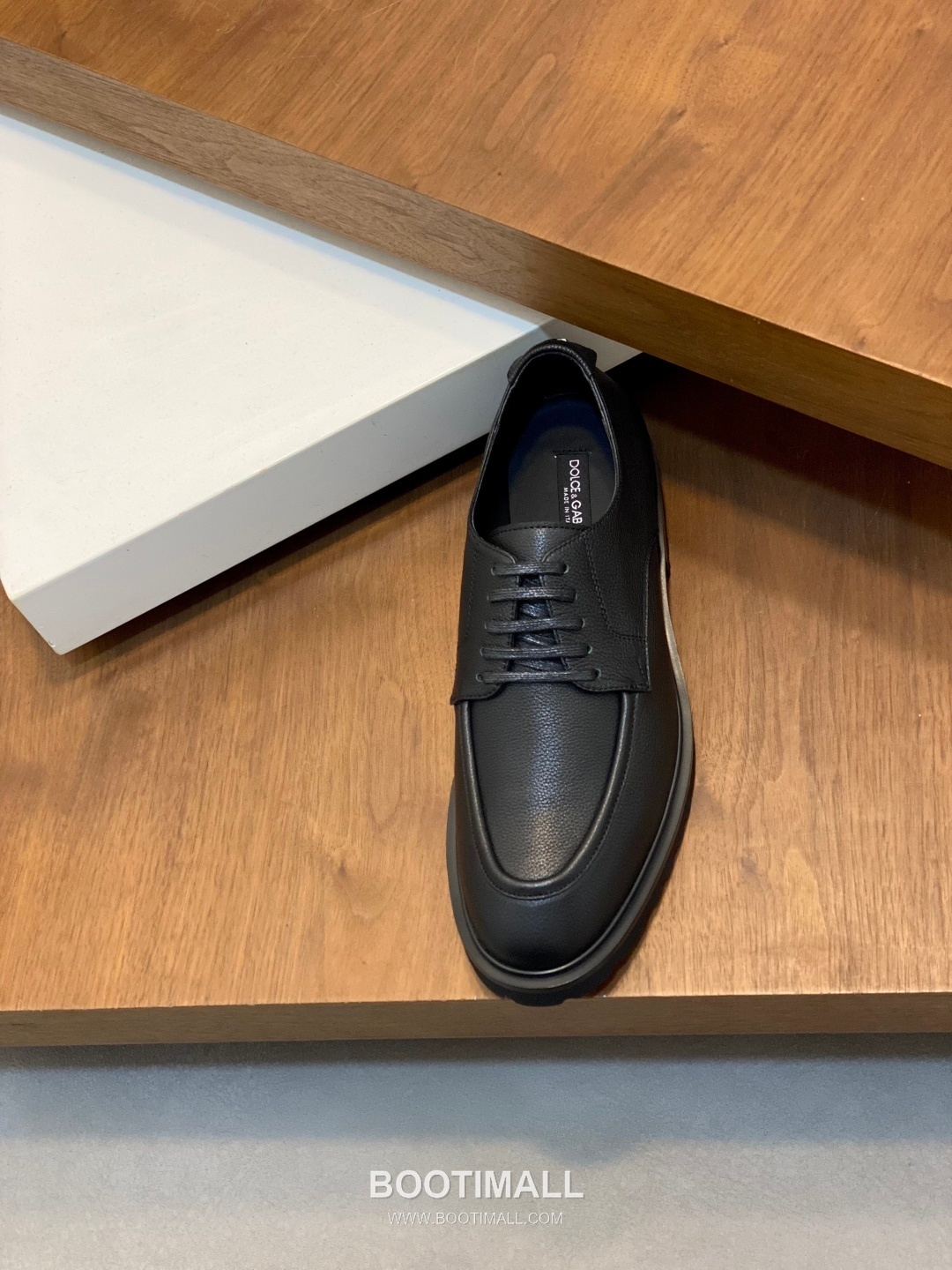 돌체앤가바나 이탈리아송아지가죽 플랫폼 블랙 더비슈즈 Dolce&Gabbana Italian Calfskin Platform Black Derby Shoes 6