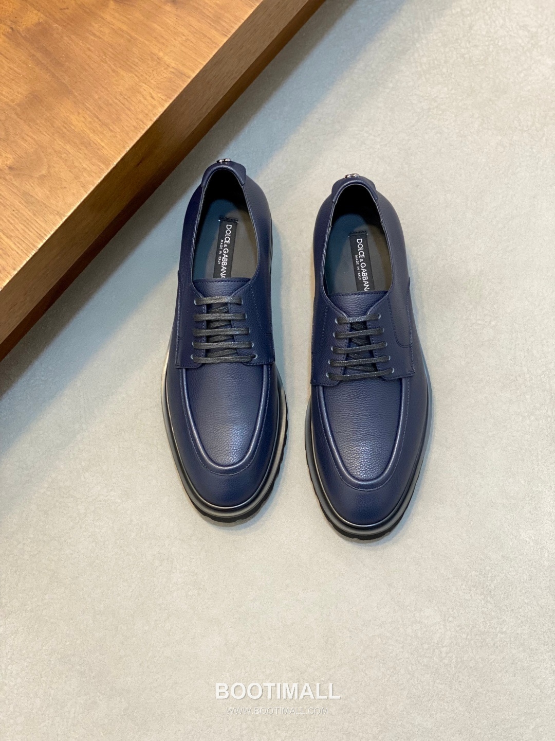 돌체앤가바나 이탈리아송아지가죽 플랫폼 블랙 더비슈즈 Dolce&Gabbana Italian Calfskin Platform Black Derby Shoes 1