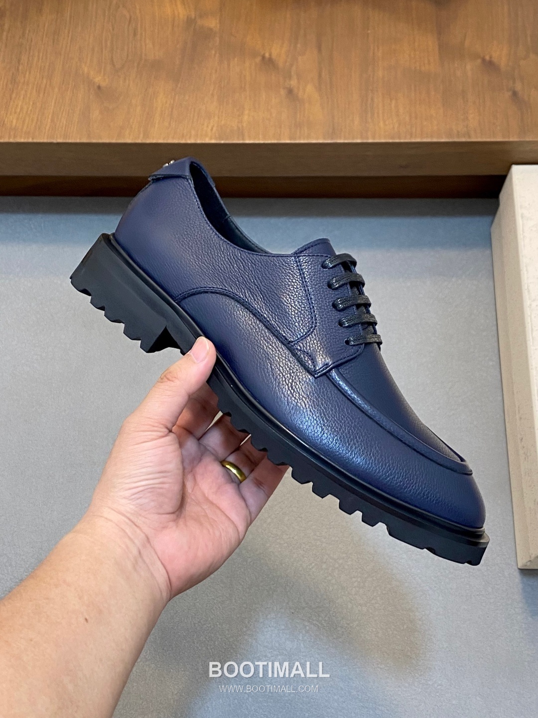 돌체앤가바나 이탈리아송아지가죽 플랫폼 블랙 더비슈즈 Dolce&Gabbana Italian Calfskin Platform Black Derby Shoes 4