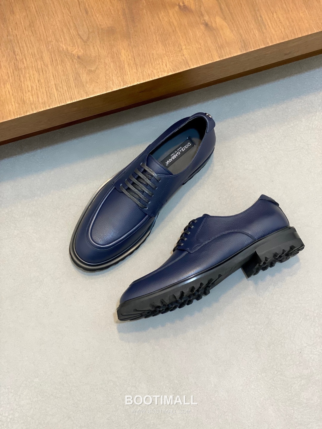 돌체앤가바나 이탈리아송아지가죽 플랫폼 블랙 더비슈즈 Dolce&Gabbana Italian Calfskin Platform Black Derby Shoes 5