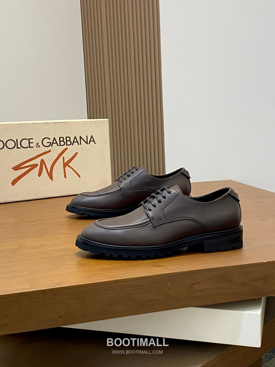돌체앤가바나 이탈리아송아지가죽 플랫폼 블랙 더비슈즈 Dolce&Gabbana Italian Calfskin Platform Black Derby Shoes 3