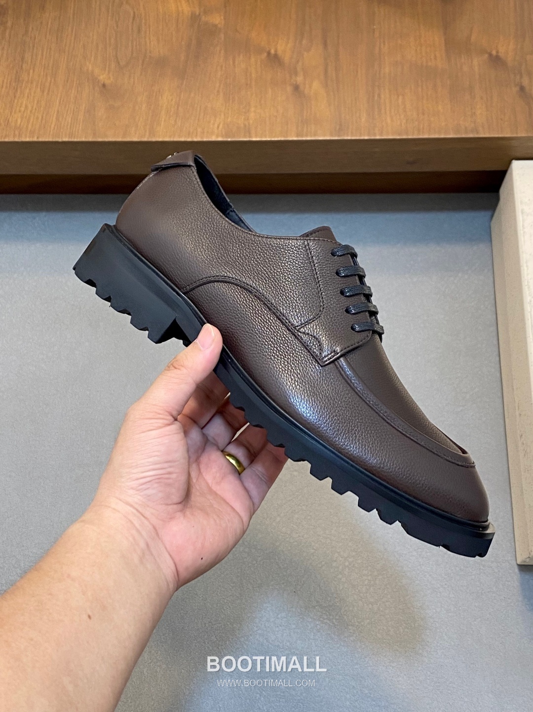 돌체앤가바나 이탈리아송아지가죽 플랫폼 블랙 더비슈즈 Dolce&Gabbana Italian Calfskin Platform Black Derby Shoes 4