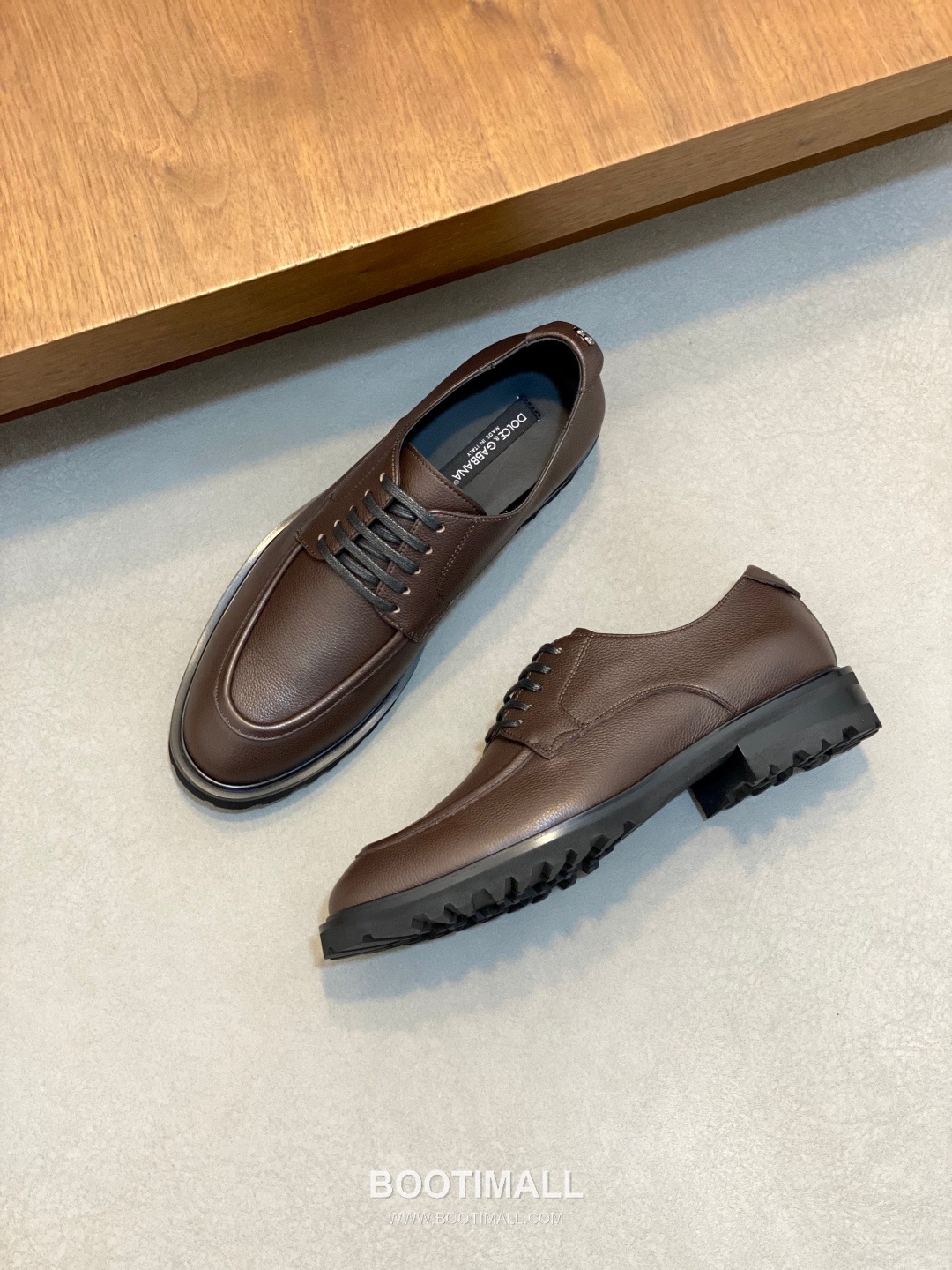 돌체앤가바나 이탈리아송아지가죽 플랫폼 블랙 더비슈즈 Dolce&Gabbana Italian Calfskin Platform Black Derby Shoes 5