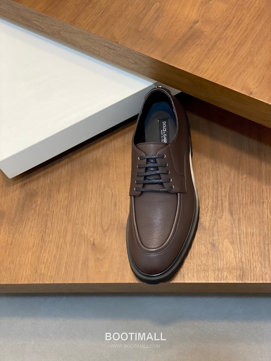 돌체앤가바나 이탈리아송아지가죽 플랫폼 블랙 더비슈즈 Dolce&Gabbana Italian Calfskin Platform Black Derby Shoes 6