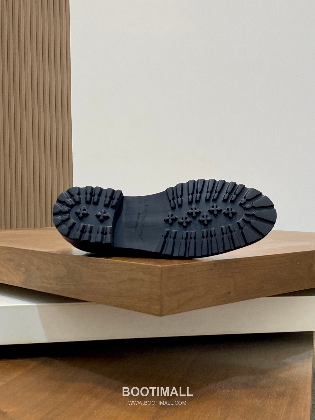 돌체앤가바나 이탈리아송아지가죽 플랫폼 블랙 더비슈즈 Dolce&Gabbana Italian Calfskin Platform Black Derby Shoes 9