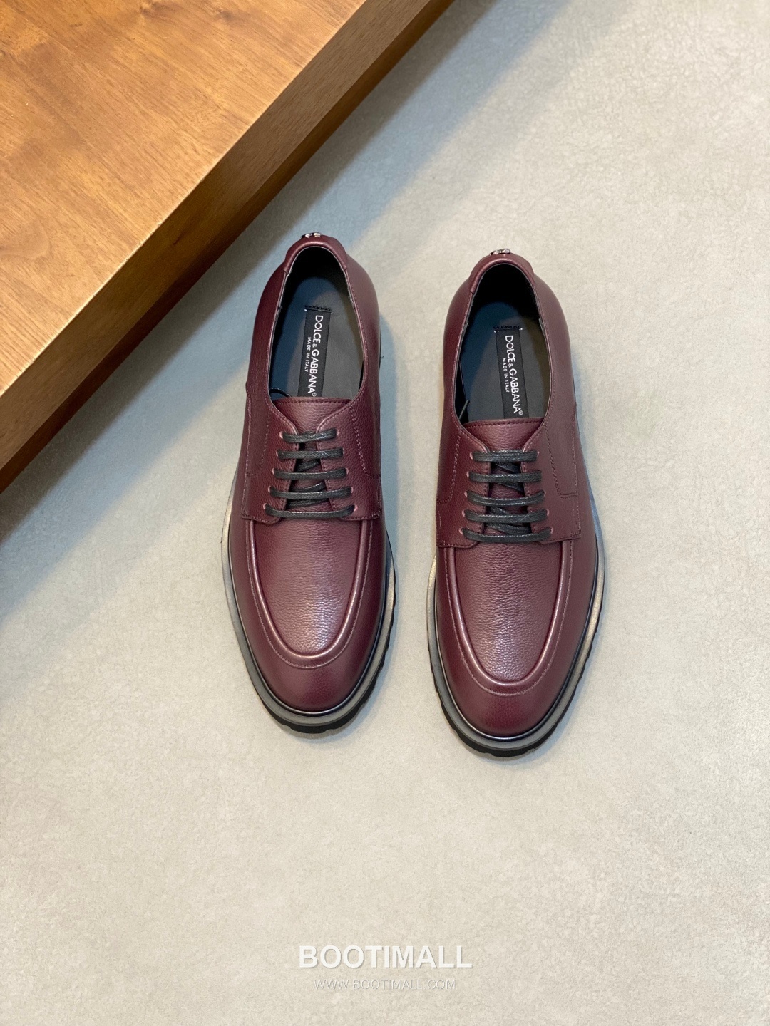 돌체앤가바나 이탈리아송아지가죽 플랫폼 블랙 더비슈즈 Dolce&Gabbana Italian Calfskin Platform Black Derby Shoes 1