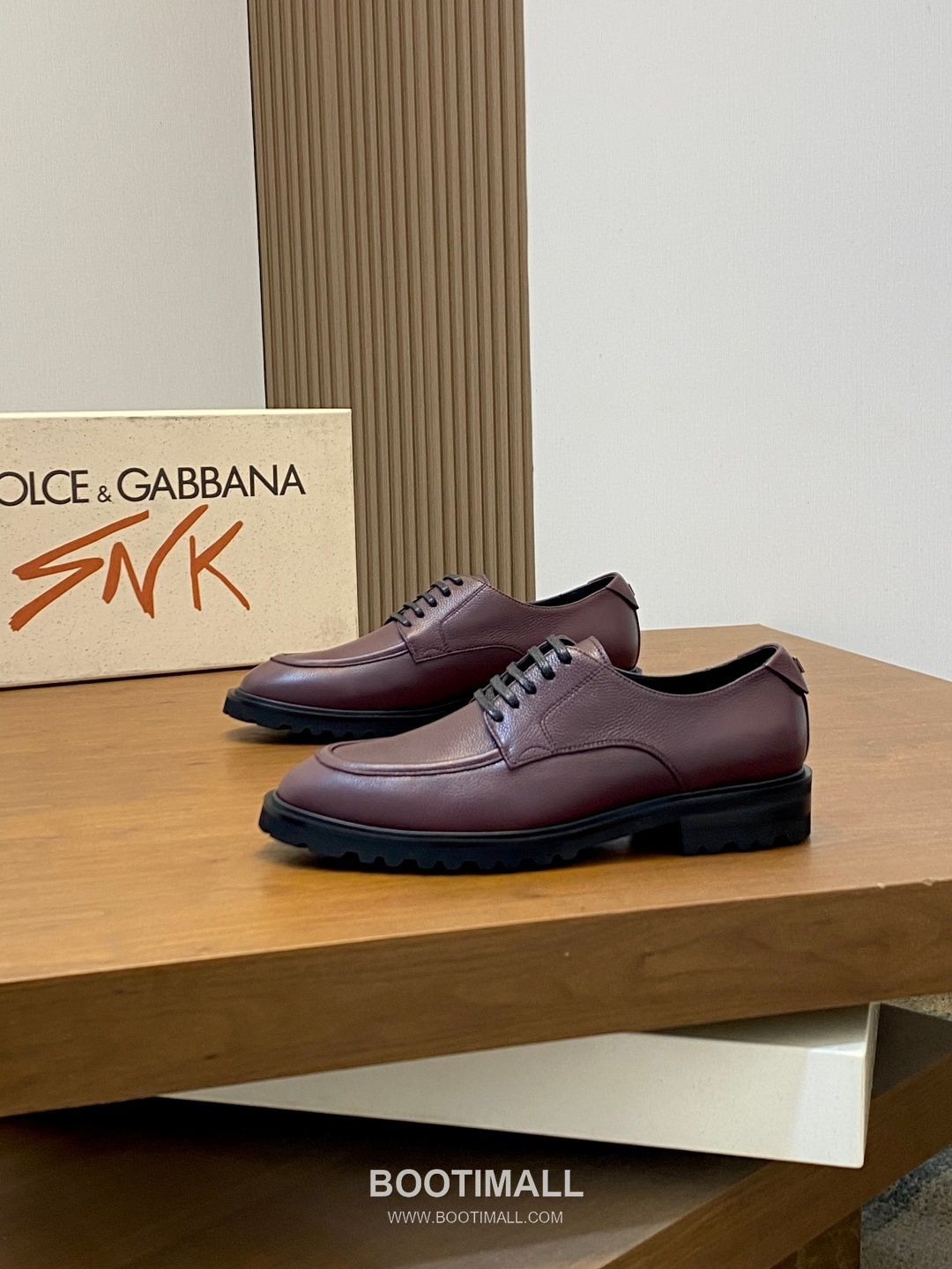 돌체앤가바나 이탈리아송아지가죽 플랫폼 블랙 더비슈즈 Dolce&Gabbana Italian Calfskin Platform Black Derby Shoes 3