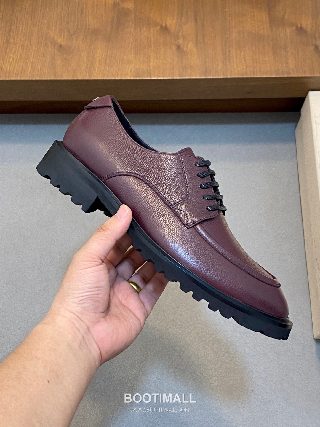 돌체앤가바나 이탈리아송아지가죽 플랫폼 블랙 더비슈즈 Dolce&Gabbana Italian Calfskin Platform Black Derby Shoes 4