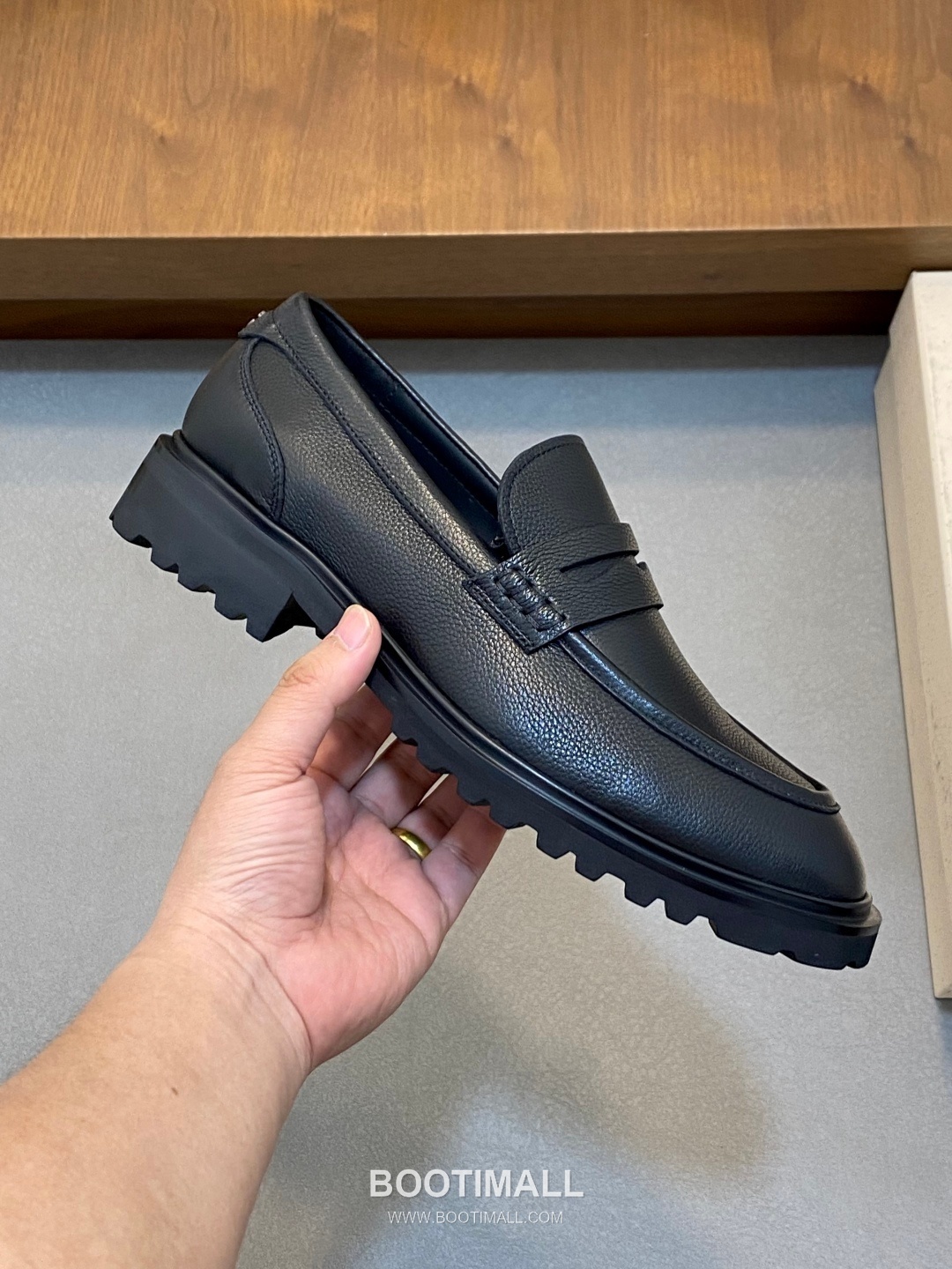 돌체앤가바나 이탈리아송아지가죽 플랫폼 블랙 더비슈즈 Dolce&Gabbana Italian Calfskin Platform Black Derby Shoes 4