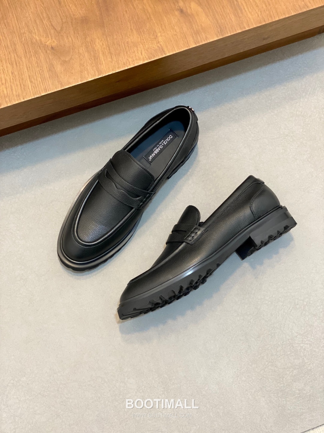 돌체앤가바나 이탈리아송아지가죽 플랫폼 블랙 더비슈즈 Dolce&Gabbana Italian Calfskin Platform Black Derby Shoes 5