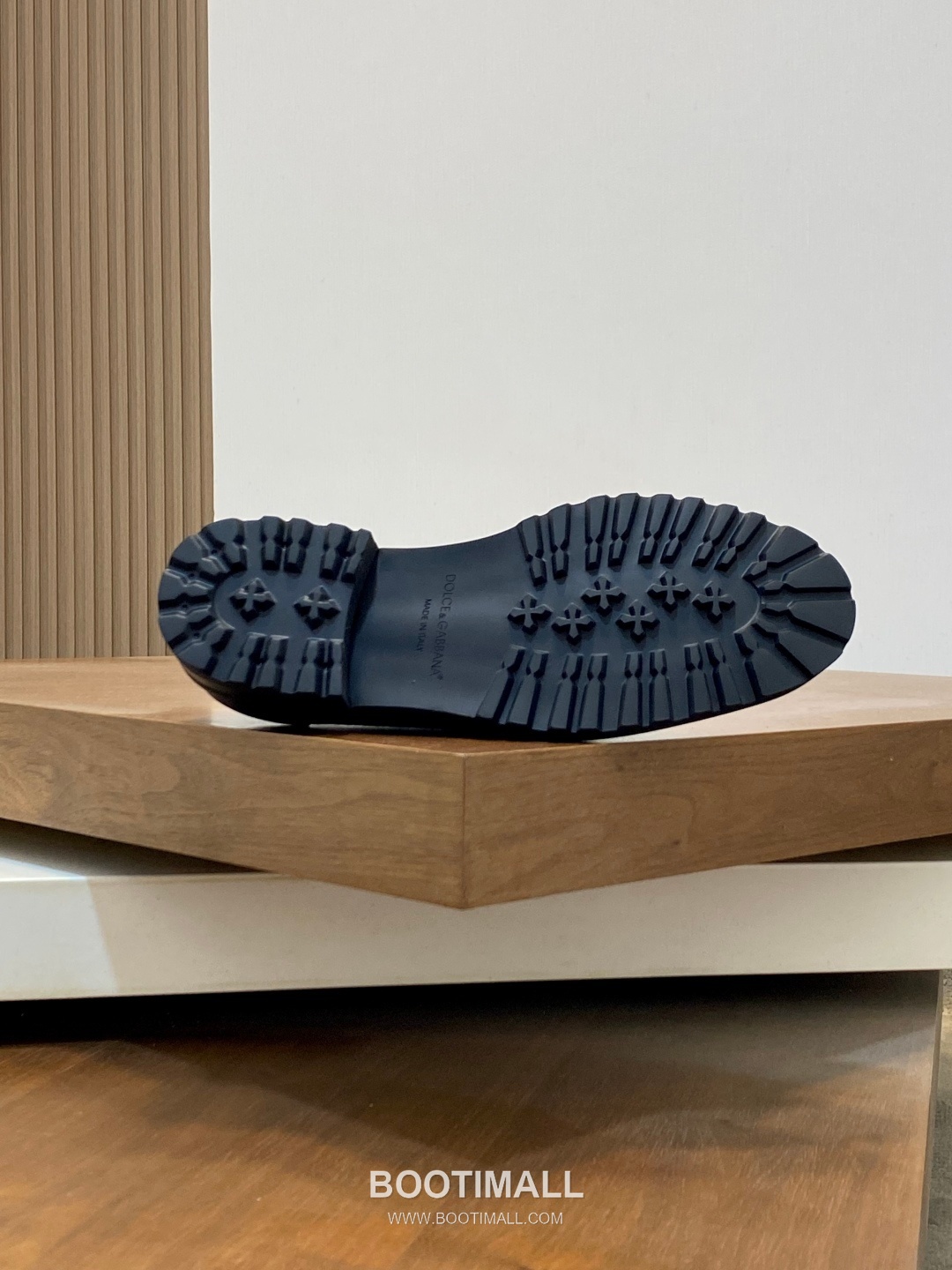 돌체앤가바나 이탈리아송아지가죽 플랫폼 블랙 더비슈즈 Dolce&Gabbana Italian Calfskin Platform Black Derby Shoes 9