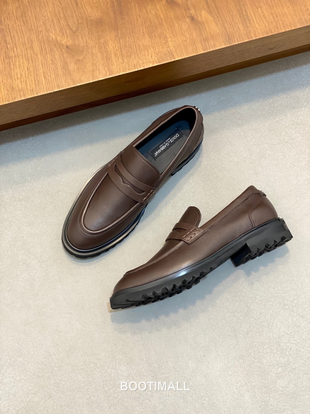 돌체앤가바나 이탈리아송아지가죽 플랫폼 블랙 더비슈즈 Dolce&Gabbana Italian Calfskin Platform Black Derby Shoes 5