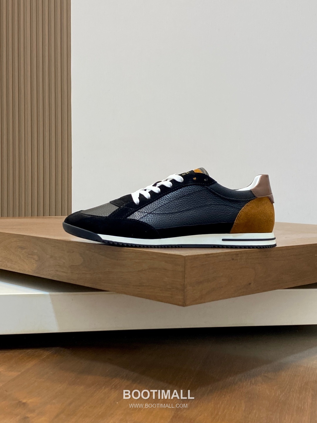 브루넬로쿠치넬리 송아지가죽 스웨이드 믹스 로우탑 베이지 스니커즈 Brunello Cucinelli Calfskin Suede Mix Low-top Beige Sneakers 2