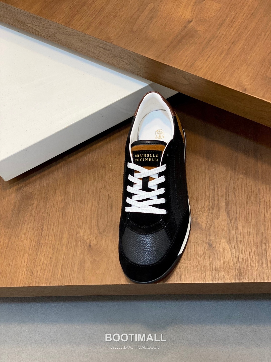 브루넬로쿠치넬리 송아지가죽 스웨이드 믹스 로우탑 베이지 스니커즈 Brunello Cucinelli Calfskin Suede Mix Low-top Beige Sneakers 6