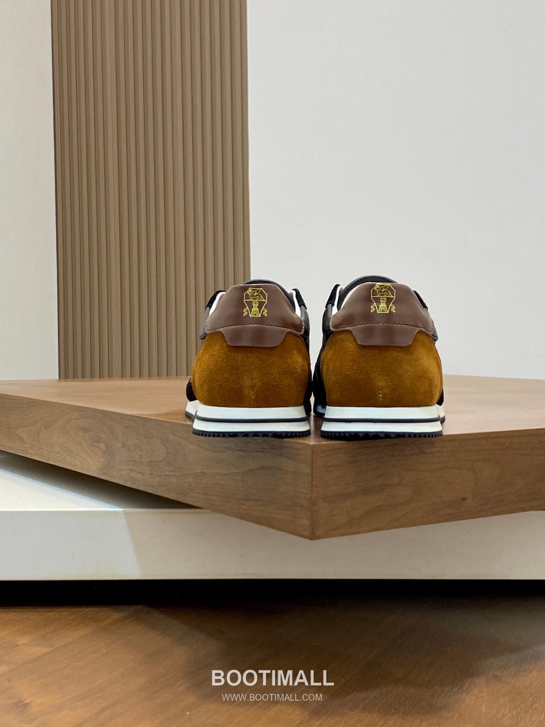 브루넬로쿠치넬리 송아지가죽 스웨이드 믹스 로우탑 베이지 스니커즈 Brunello Cucinelli Calfskin Suede Mix Low-top Beige Sneakers 8