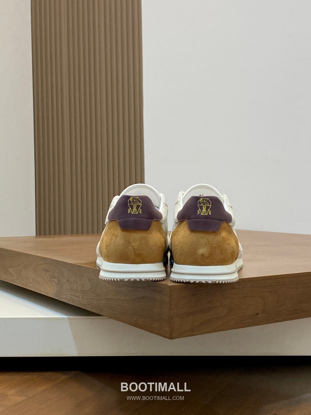 브루넬로쿠치넬리 송아지가죽 스웨이드 믹스 로우탑 베이지 스니커즈 Brunello Cucinelli Calfskin Suede Mix Low-top Beige Sneakers 8