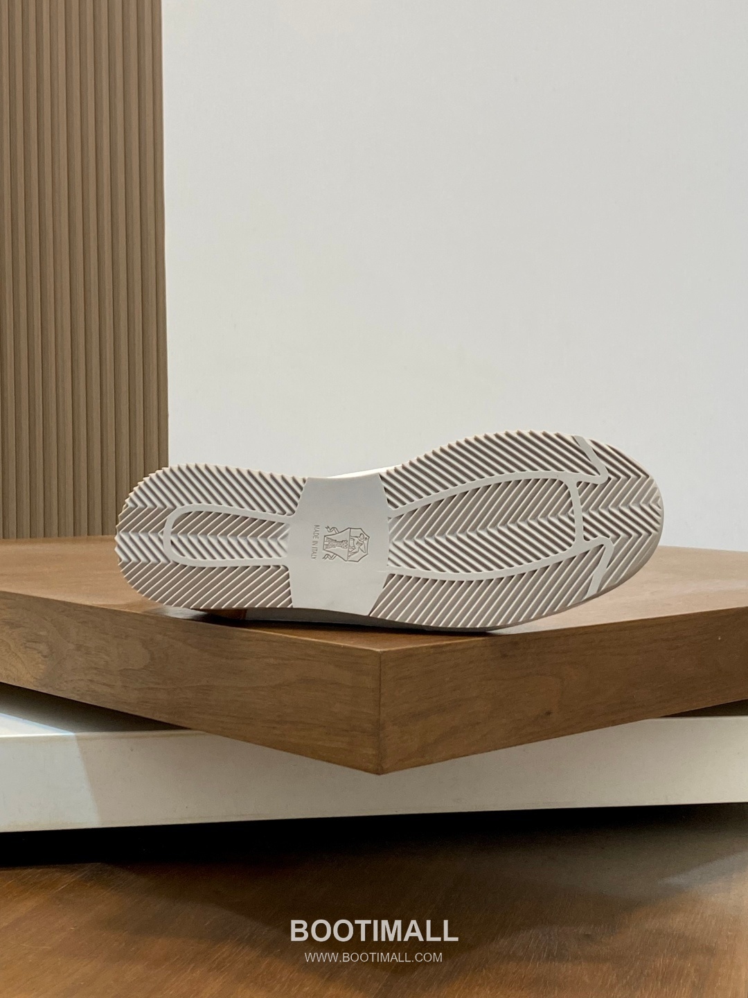 브루넬로쿠치넬리 송아지가죽 스웨이드 믹스 로우탑 베이지 스니커즈 Brunello Cucinelli Calfskin Suede Mix Low-top Beige Sneakers 9