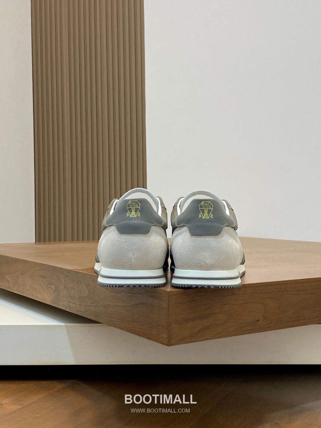 브루넬로쿠치넬리 송아지가죽 스웨이드 믹스 로우탑 베이지 스니커즈 Brunello Cucinelli Calfskin Suede Mix Low-top Beige Sneakers 8